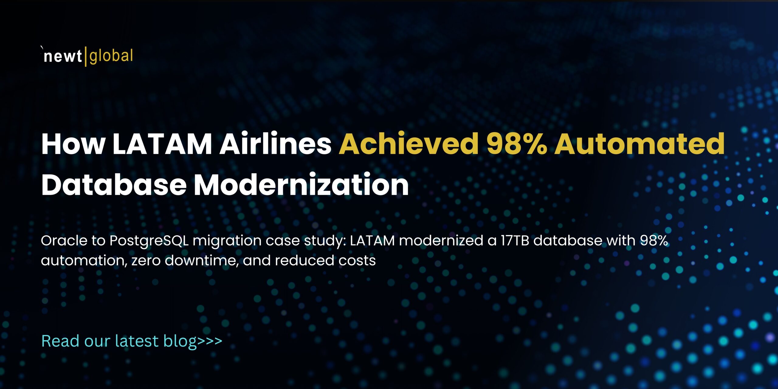 Oracle to PostgreSQL migration case study: LATAM modernized a 17TB database with 98% automation, zero downtime, and reduced costs