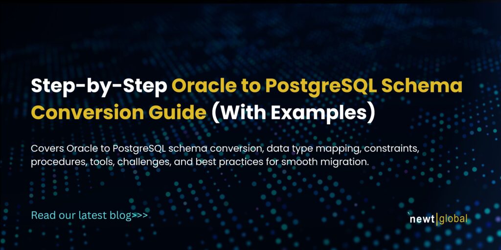 Schema conversion from Oracle to PostgreSQL is a critical step in database modernization.
