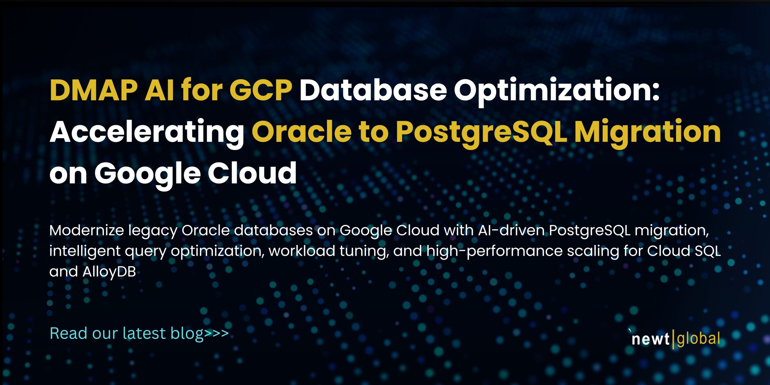 Modernize legacy Oracle databases on Google Cloud with AI-driven PostgreSQL migration, intelligent query optimization, workload tuning, and high-performance scaling for Cloud SQL and AlloyDB